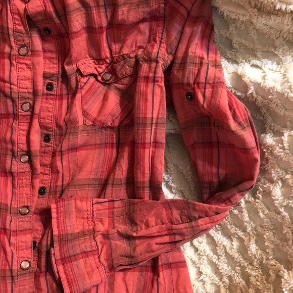 Plaid Long Sleeve Button Down - Picture 3 of 5